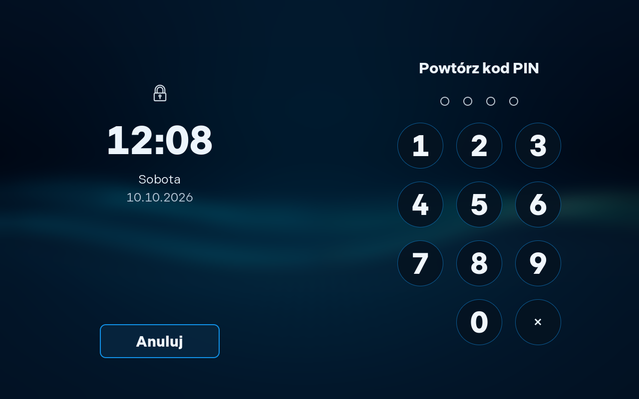 Powtórz kod PIN